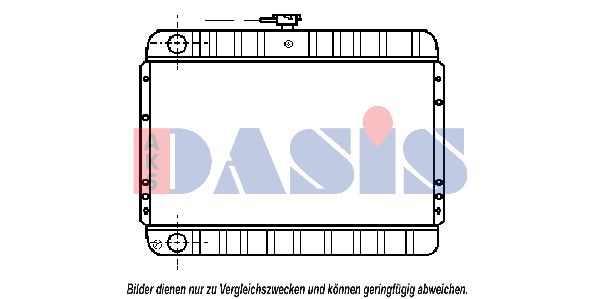 AKS DASIS Jäähdytin,moottorin jäähdytys 071040N